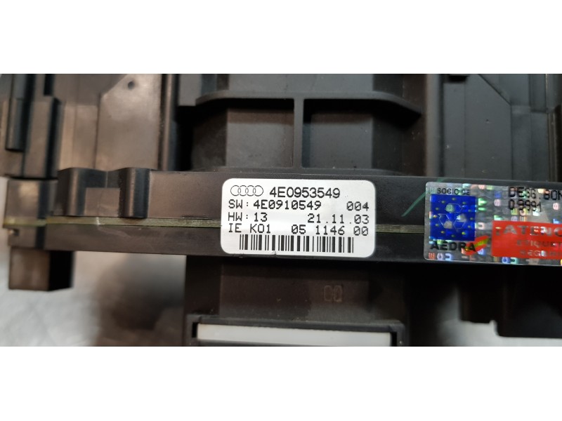 Recambio de mando multifuncion para audi a8 (4e2) 3.7 quattro referencia OEM IAM 4E0953549A  