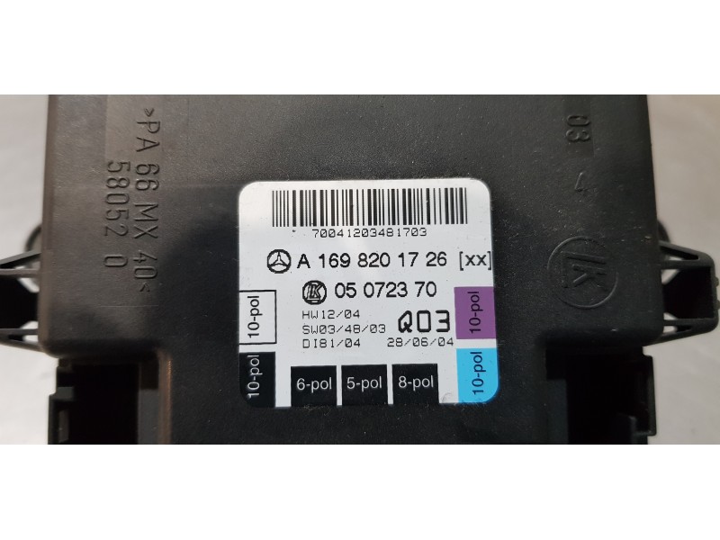 Recambio de modulo electronico para mercedes clase a (w169) a 170 (169.032) referencia OEM IAM A1698201726   Recambio de modulo electronico para mercedes clase a (w169) a 170 (169.032) referencia OEM IAM A1698201726