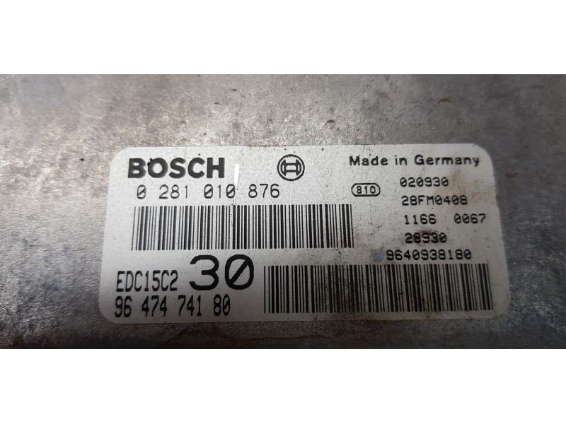 Recambio de centralita motor uce para peugeot 406 coupe (s1/s2) 2.2 hdi referencia OEM IAM 9647474180   Recambio de centralita motor uce para peugeot 406 coupe (s1/s2) 2.2 hdi referencia OEM IAM 9647474180