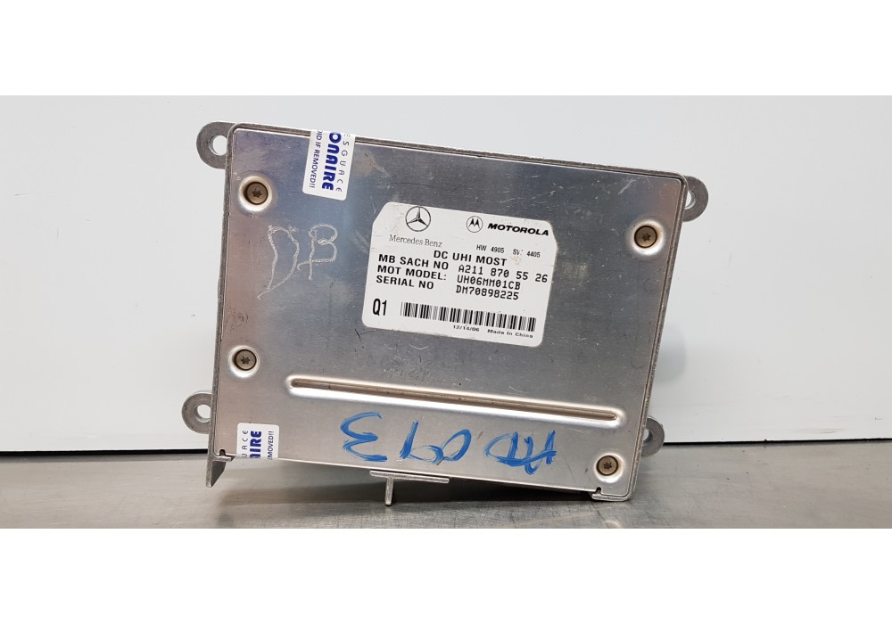 Recambio de modulo electronico para mercedes clase m (w164) 320 / 350 cdi (164.122) referencia OEM IAM A2118705526  