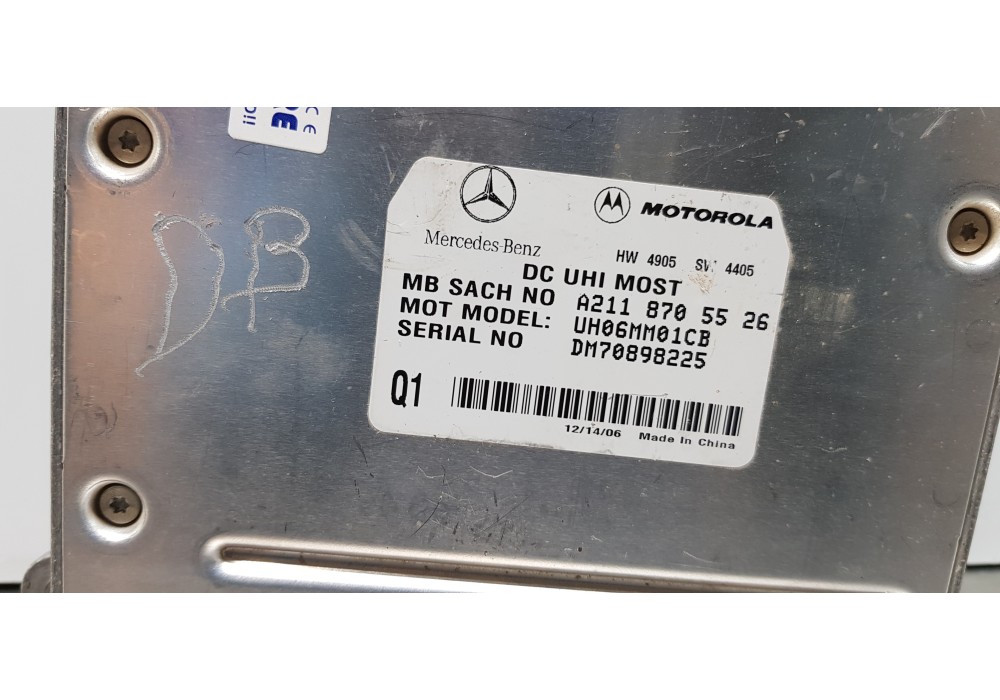 Recambio de modulo electronico para mercedes clase m (w164) 320 / 350 cdi (164.122) referencia OEM IAM A2118705526  