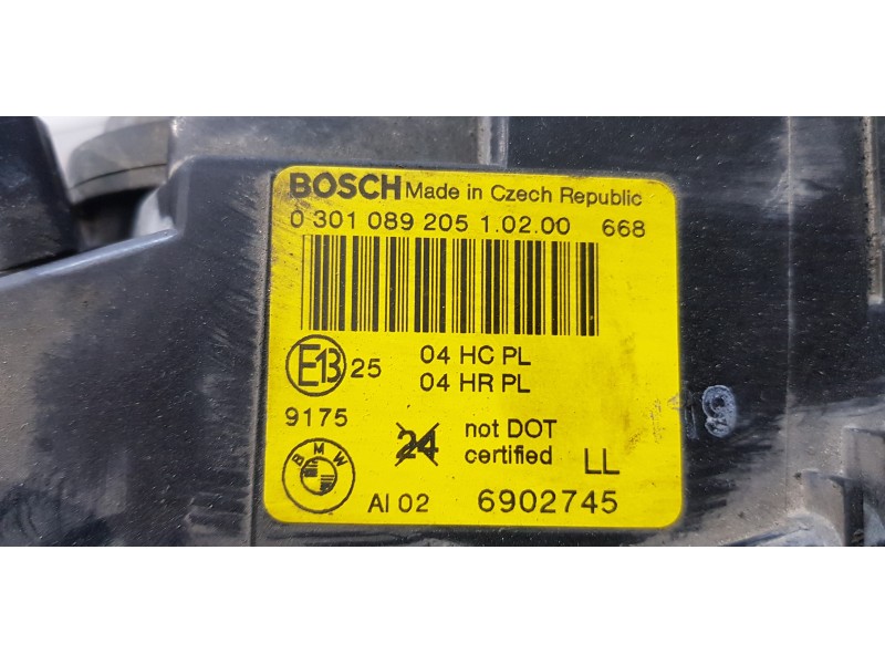 Recambio de faro izquierdo para bmw serie 3 berlina (e46) 318i referencia OEM IAM 6902745  