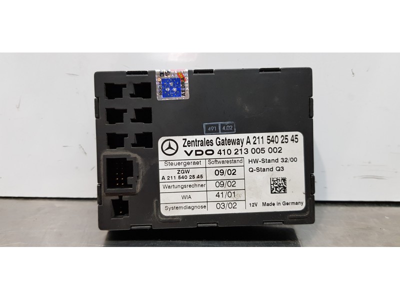 Recambio de modulo electronico para mercedes clase e (w211) berlina e 220 cdi (211.006) referencia OEM IAM A2115402545  