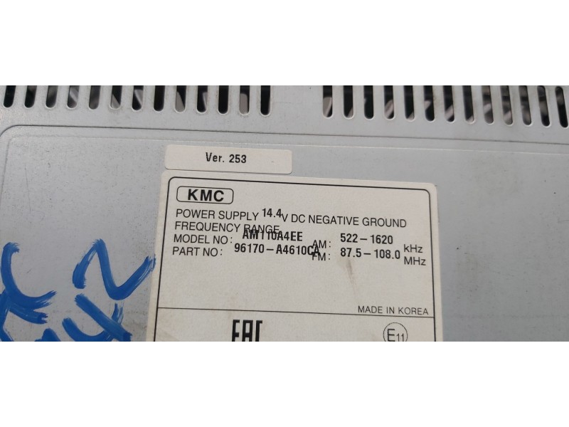 Recambio de sistema audio / radio cd para kia carens ( ) concept referencia OEM IAM 96170A4610CA   Recambio de sistema audio / radio cd para kia carens ( ) concept referencia OEM IAM 96170A4610CA