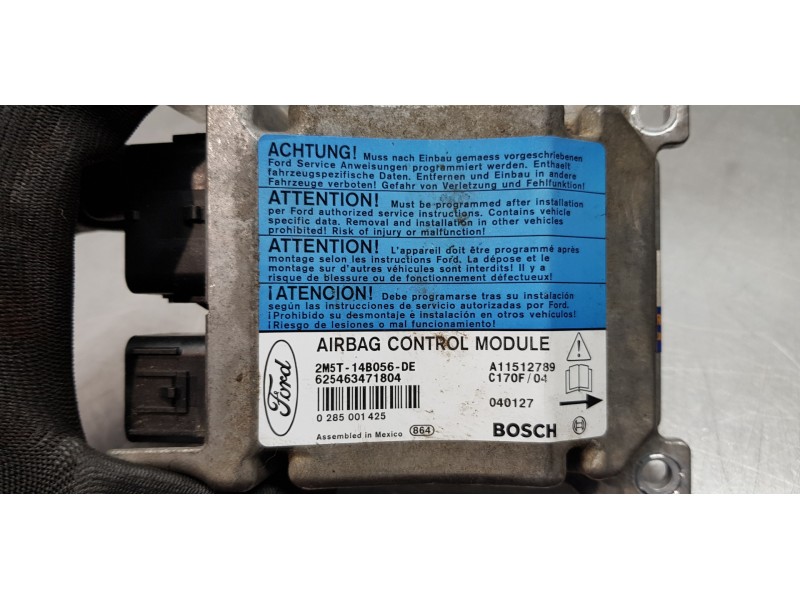 Recambio de centralita airbag para ford focus berlina (cak) trend referencia OEM IAM 2M5T14B056DE 0285001425 