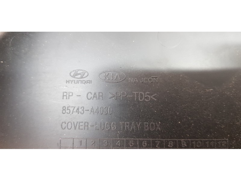 Recambio de guarnecido porton trasero para kia carens ( ) concept referencia OEM IAM 85743A4030  