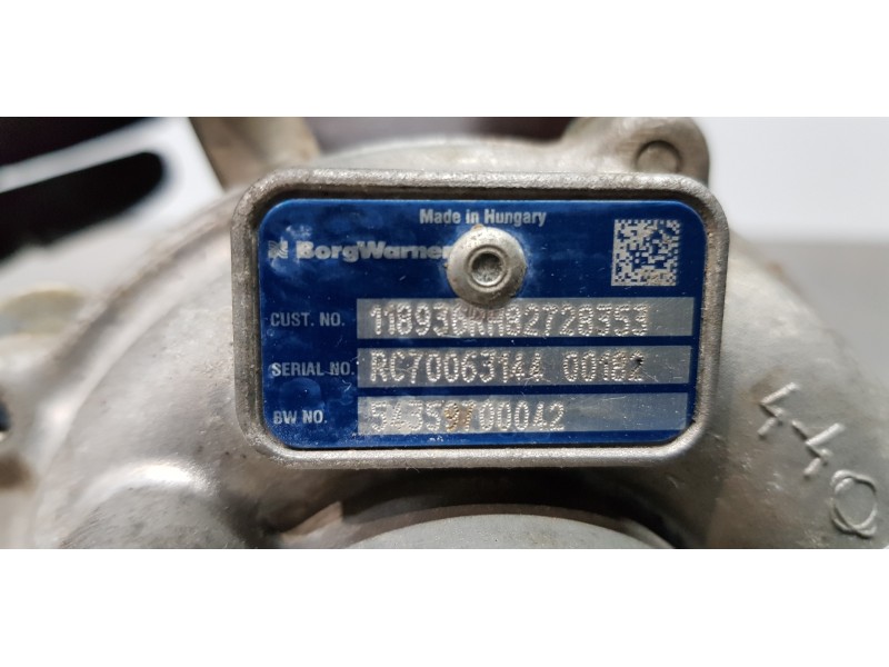 Recambio de turbocompresor para dacia logan ii ambiance referencia OEM IAM 54359700042 118936RH82728353 
