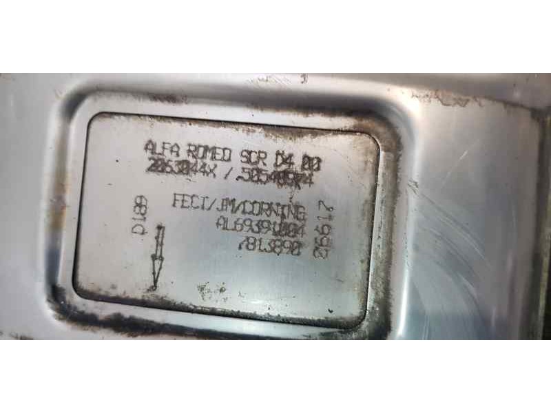 Recambio de tubo escape central para alfa romeo stelvio (630) super q4 referencia OEM IAM 50548974  