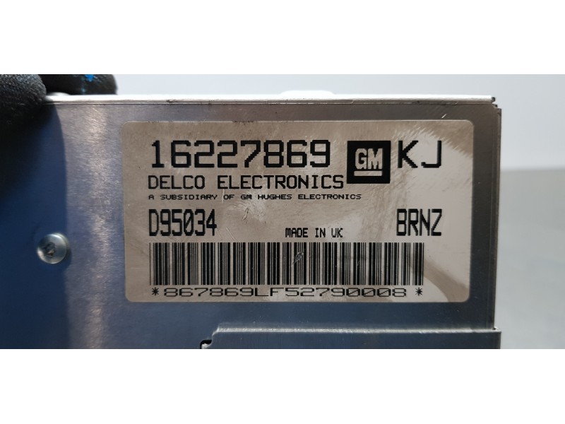 Recambio de centralita motor uce para opel astra f berlina gt referencia OEM IAM 16227869  