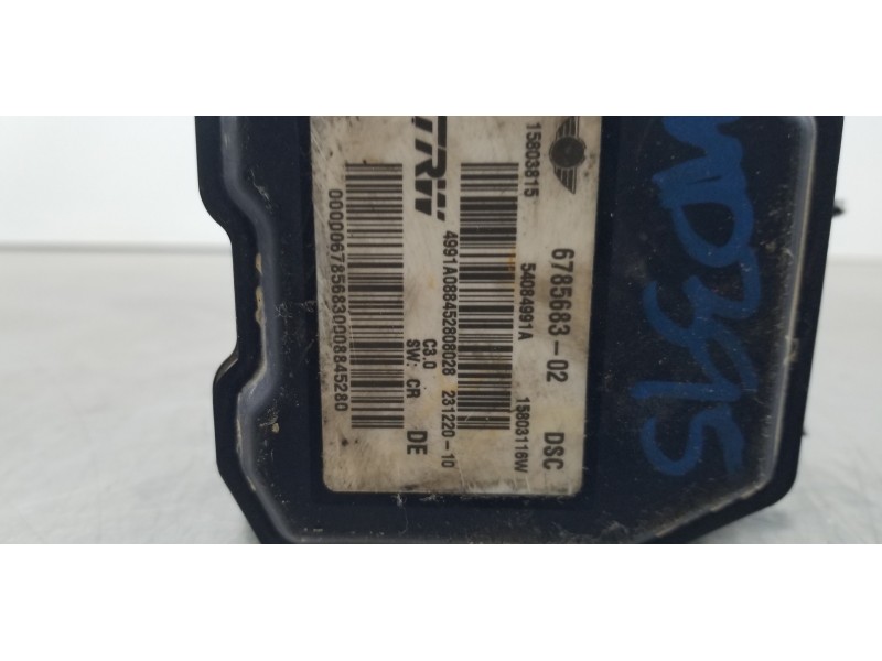 Recambio de abs para bmw mini clubman (r55) cooper referencia OEM IAM 6785683 54084991A 15803815 Recambio de abs para bmw mini clubman (r55) cooper referencia OEM IAM 6785683 54084991A 15803815