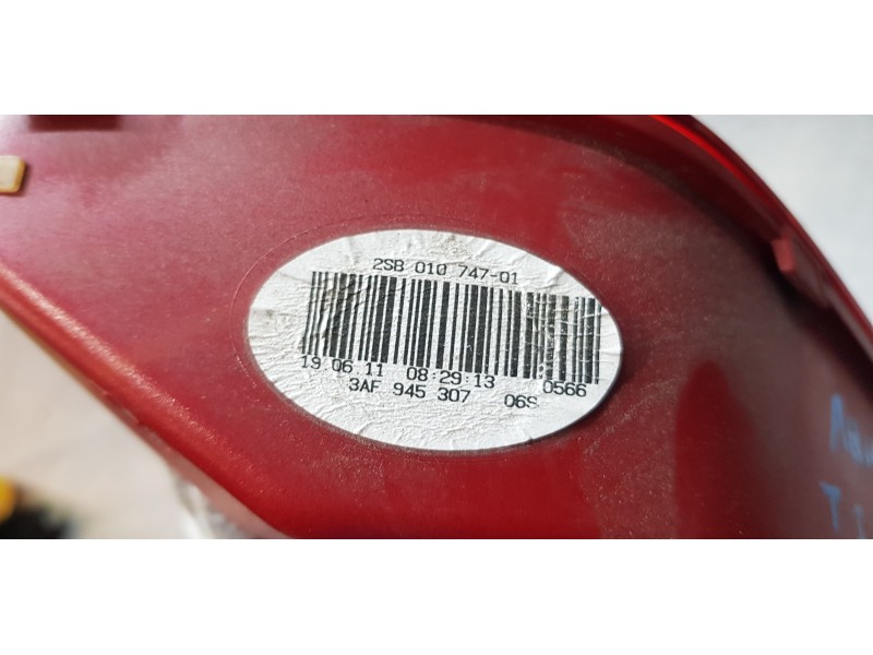 Recambio de piloto trasero izquierdo interior para volkswagen passat variant (365) highline referencia OEM IAM 3AF945307 3AF9453 Recambio de piloto trasero izquierdo interior para volkswagen passat variant (365) highline referencia OEM IAM 3AF945307 3AF9453