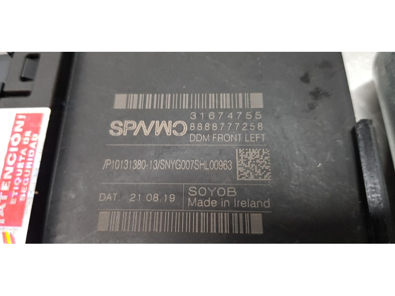 Recambio de motor elevalunas delantero izquierdo para volvo xc60 inscription awd referencia OEM IAM 31349756  