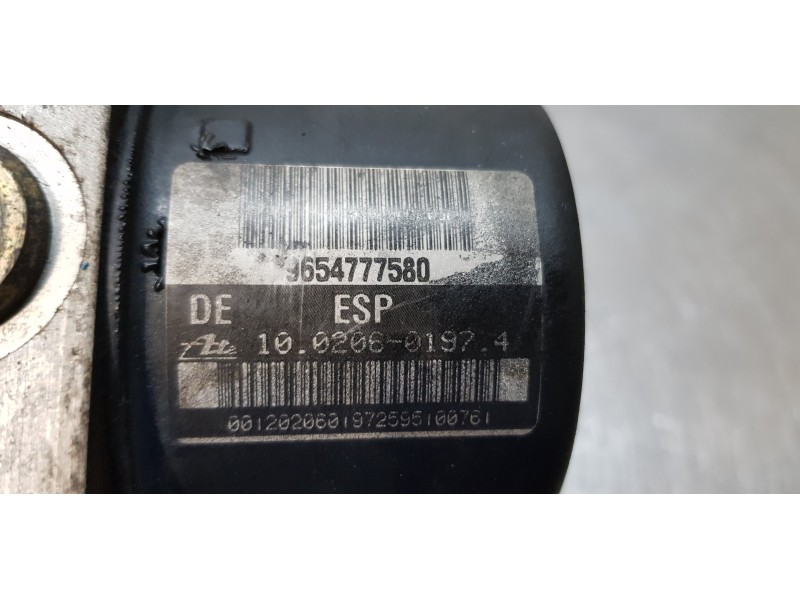 Recambio de abs para peugeot 1007 urban referencia OEM IAM 9654777580  