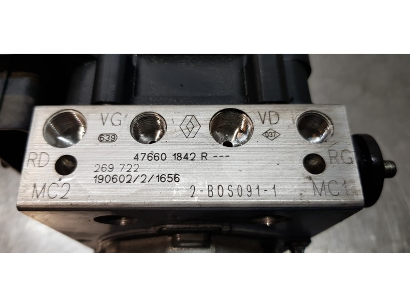 Recambio de abs para renault captur limited referencia OEM IAM 476601842R   Recambio de abs para renault captur limited referencia OEM IAM 476601842R