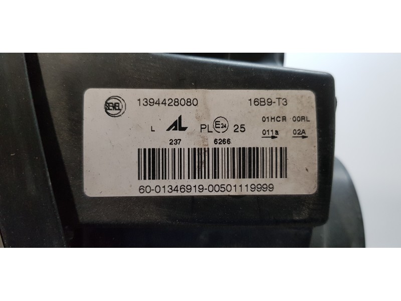 Recambio de faro izquierdo para peugeot boxer combi 333 l2h2 active blue-hdi 140 referencia OEM IAM 1394428080  