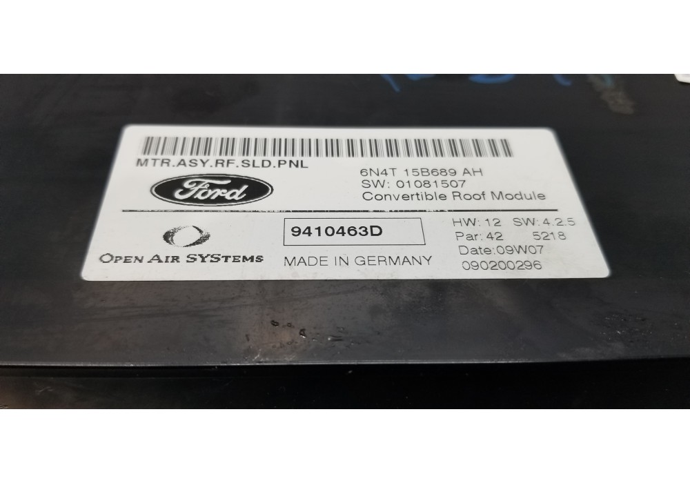 Recambio de modulo electronico para ford focus cabrio (ca5) titanium (02.2008) referencia OEM IAM 6N4T15B689AH 6N4T15B689AH 6N4T Recambio de modulo electronico para ford focus cabrio (ca5) titanium (02.2008) referencia OEM IAM 6N4T15B689AH 6N4T15B689AH 6N4T
