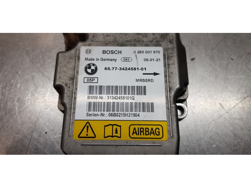 Recambio de centralita airbag para bmw x3 (e83) 2.0d referencia OEM IAM 65773424581  