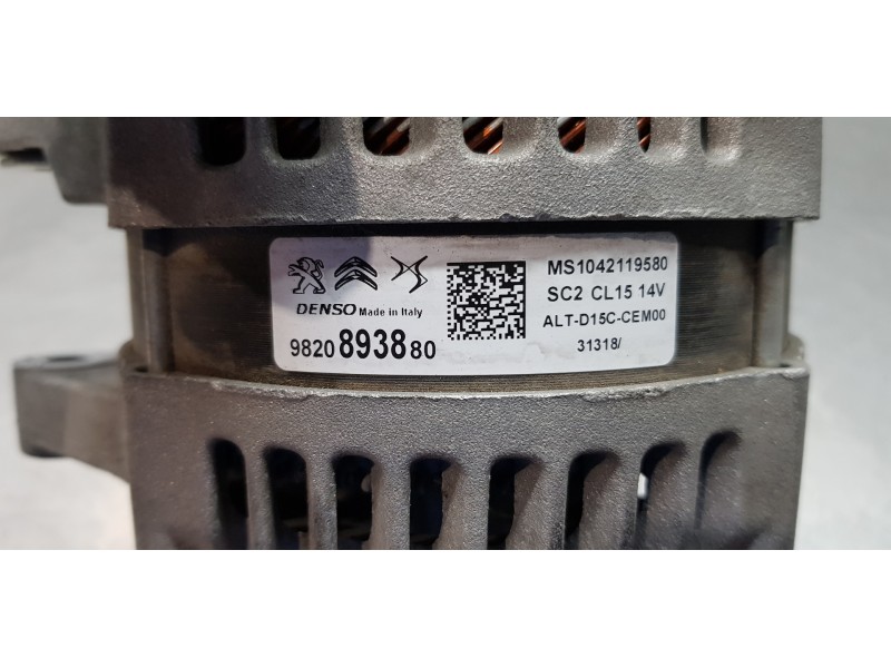 Recambio de alternador para peugeot 3008 active referencia OEM IAM 9820893880   Recambio de alternador para peugeot 3008 active referencia OEM IAM 9820893880