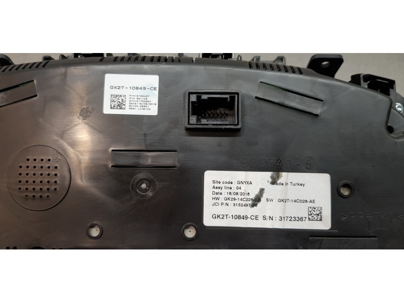 Recambio de cuadro instrumentos para ford transit kastenwagen (ttg) 350 l2 referencia OEM IAM GK2T10849CE  