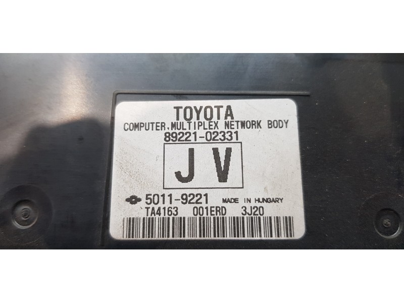 Recambio de modulo electronico para toyota auris touring sports (e18) feel! referencia OEM IAM 8922102331  