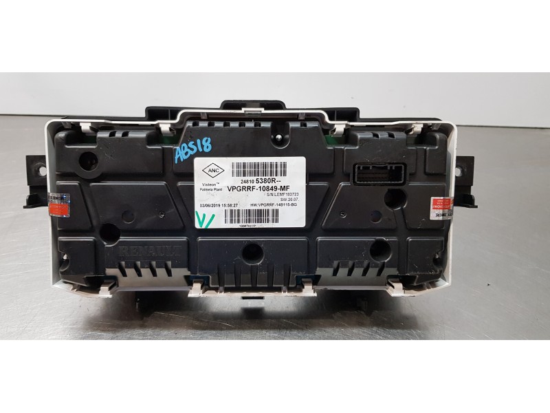 Recambio de cuadro instrumentos para renault captur limited referencia OEM IAM 248105380R   Recambio de cuadro instrumentos para renault captur limited referencia OEM IAM 248105380R