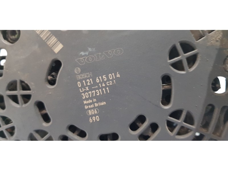 Recambio de alternador para volvo c30 d5 momentum referencia OEM IAM 30773111   Recambio de alternador para volvo c30 d5 momentum referencia OEM IAM 30773111