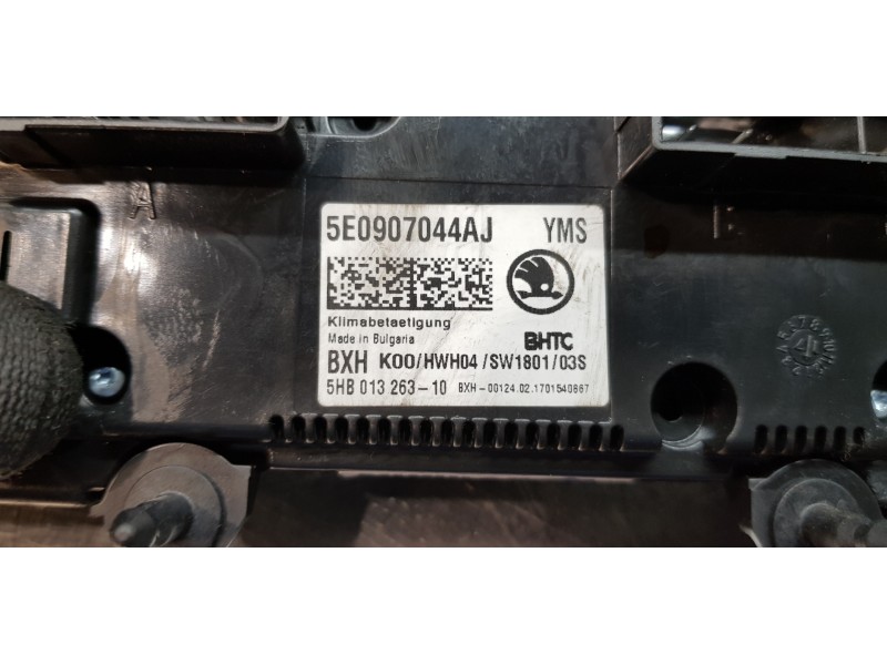 Recambio de mando climatizador para skoda octavia lim. (5e3) active referencia OEM IAM 5E0907044AJYMS 5E0907044AJ 