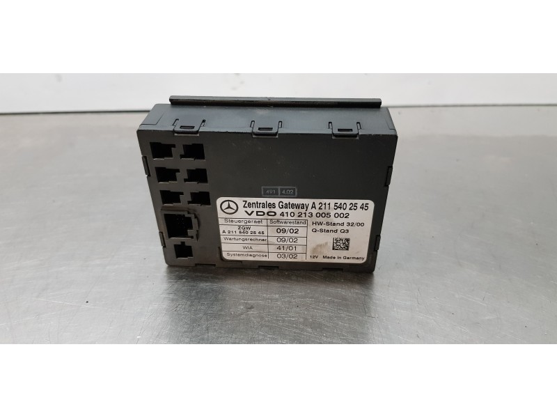 Recambio de modulo electronico para mercedes clase e (w211) berlina e 270 cdi (211.016) referencia OEM IAM A2115402545   Recambio de modulo electronico para mercedes clase e (w211) berlina e 270 cdi (211.016) referencia OEM IAM A2115402545