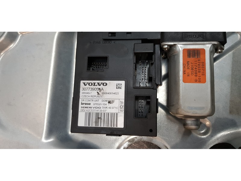Recambio de elevalunas delantero izquierdo para volvo c30 d5 momentum referencia OEM IAM 30773905AA  