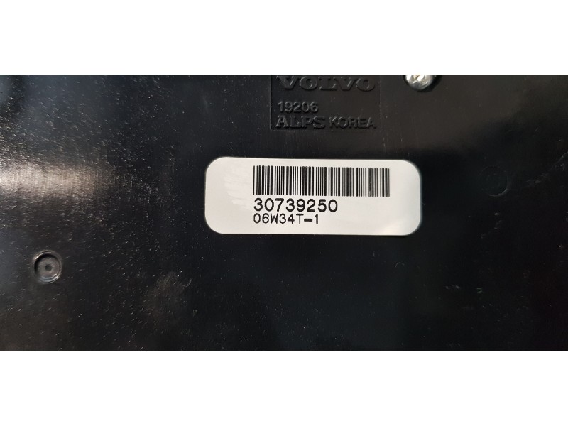 Recambio de mando calefaccion / aire acondicionado para volvo c30 d5 momentum referencia OEM IAM 30739250   Recambio de mando calefaccion / aire acondicionado para volvo c30 d5 momentum referencia OEM IAM 30739250