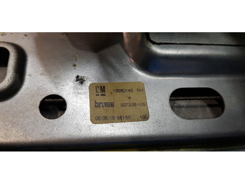 Recambio de elevalunas trasero derecho para opel zafira tourer excellence referencia OEM IAM 13260142   Recambio de elevalunas trasero derecho para opel zafira tourer excellence referencia OEM IAM 13260142
