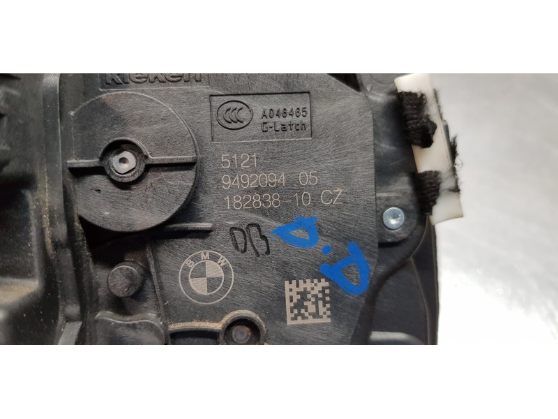 Recambio de cerradura puerta delantera derecha para bmw serie x3 (g01) xdrive20d referencia OEM IAM 51219492094  