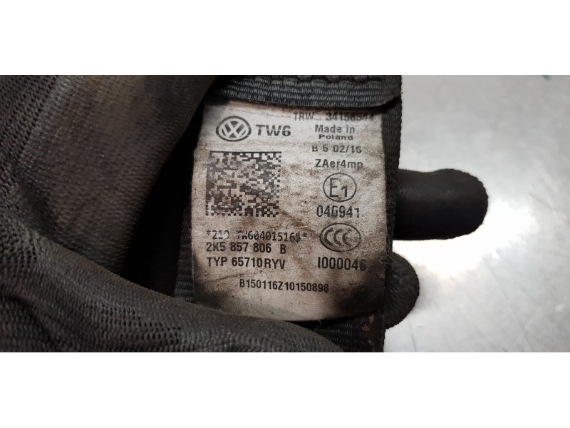 Recambio de kit airbag para volkswagen caddy furgón/kombi furgón referencia OEM IAM 2K5857003AR71N  