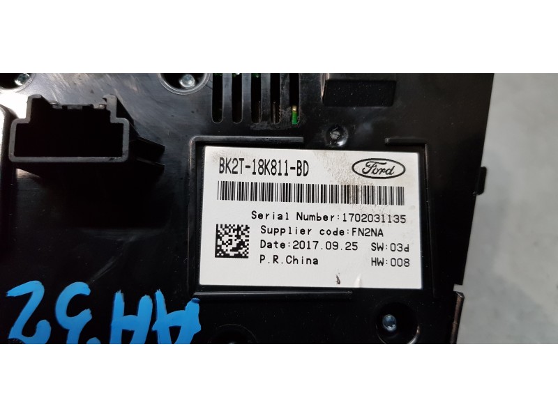 Recambio de sistema audio / radio cd para ford transit connect kombi ambiente referencia OEM IAM BK2T18K811BD   Recambio de sistema audio / radio cd para ford transit connect kombi ambiente referencia OEM IAM BK2T18K811BD