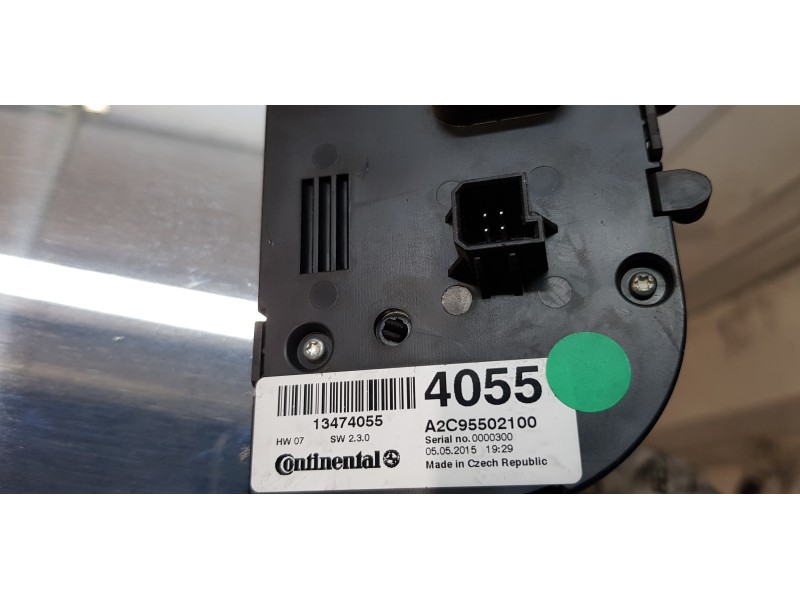 Recambio de mando climatizador para opel zafira tourer excellence referencia OEM IAM 13474055   Recambio de mando climatizador para opel zafira tourer excellence referencia OEM IAM 13474055