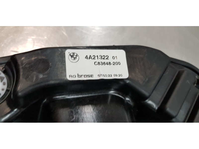 Recambio de elevalunas delantero derecho para bmw serie x3 (g01) xdrive20d referencia OEM IAM 51337498148  