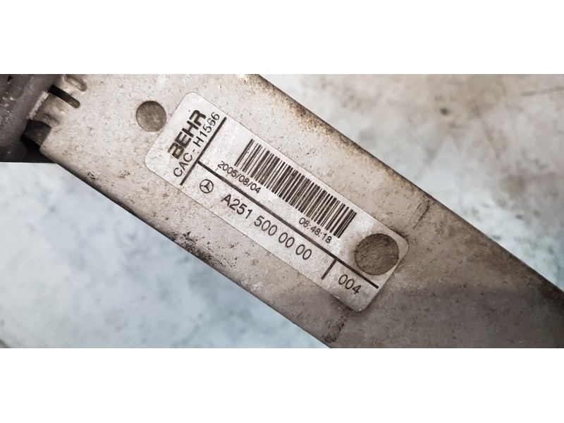 Recambio de intercooler para mercedes clase r (w251) 320 cdi (251.022) referencia OEM IAM A2515000000  