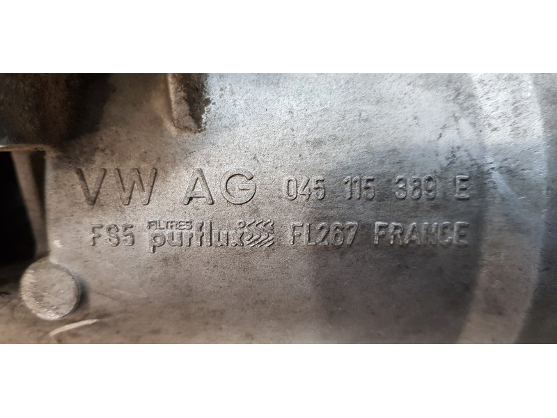 Recambio de enfriador aceite motor para audi a4 avant (8e) 2.0 tdi referencia OEM IAM 045115389E   Recambio de enfriador aceite motor para audi a4 avant (8e) 2.0 tdi referencia OEM IAM 045115389E