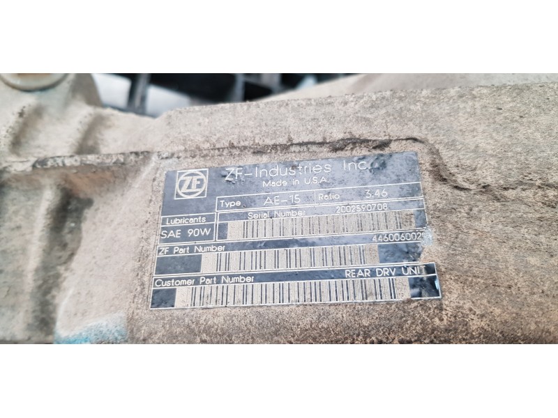 Recambio de diferencial trasero para mercedes clase m (w163) 270 cdi (163.113) referencia OEM IAM A1633500414  