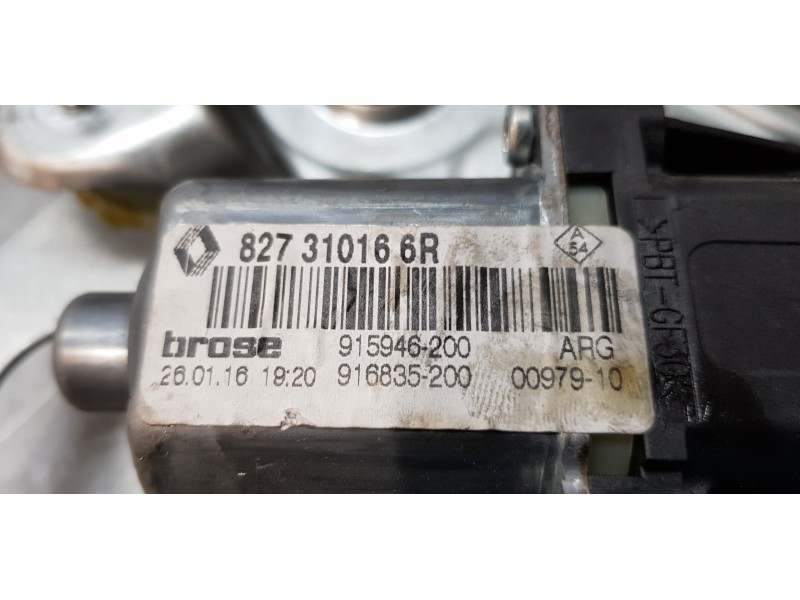 Recambio de elevalunas trasero izquierdo para renault scenic iii bose edition referencia OEM IAM 827310166R  