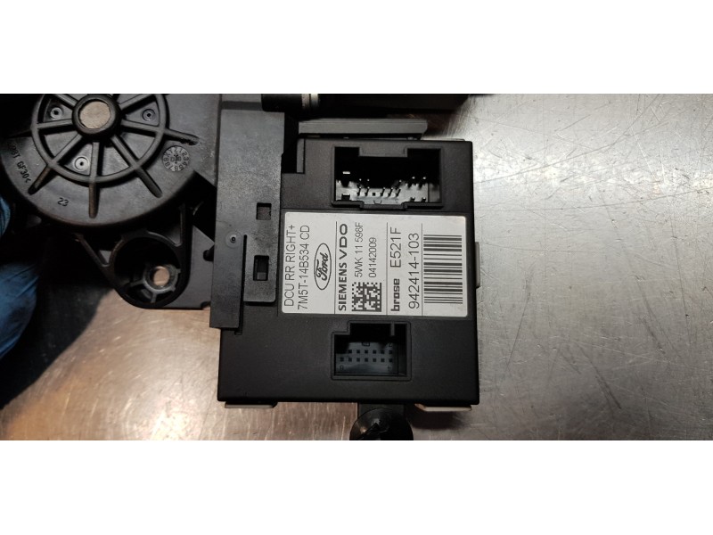 Recambio de motor elevalunas trasero derecho para ford kuga (cbv) trend referencia OEM IAM 1767048 7M5T14B534CD 7M5T14D218ZC