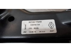 Recambio de elevalunas delantero derecho para renault kadjar zen referencia OEM IAM 807207795R   2