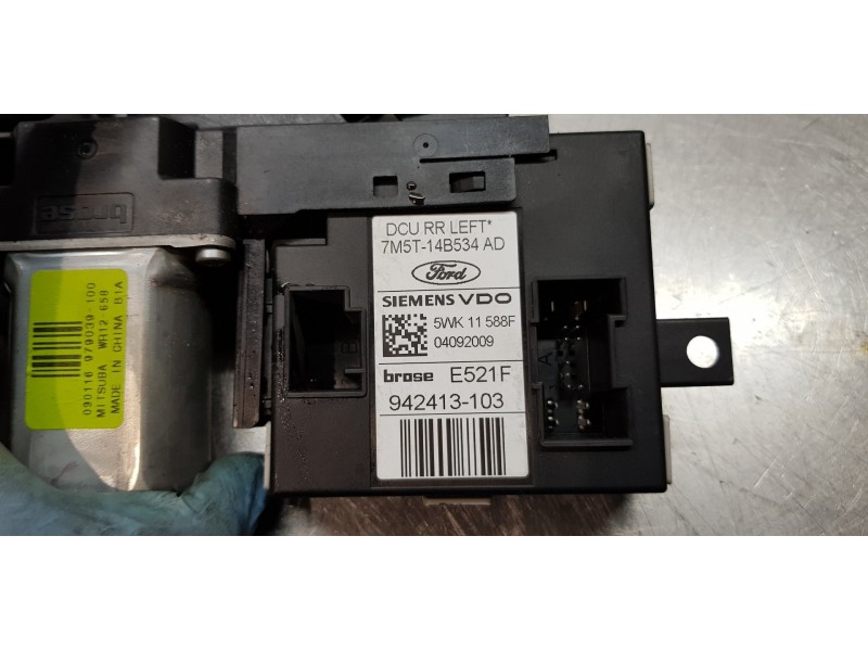 Recambio de motor elevalunas trasero izquierdo para ford kuga (cbv) trend referencia OEM IAM 1767046 7M5T14B534AD 7M5T14D218YC Recambio de motor elevalunas trasero izquierdo para ford kuga (cbv) trend referencia OEM IAM 1767046 7M5T14B534AD 7M5T14D218YC