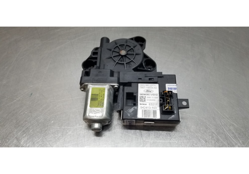 Recambio de motor elevalunas trasero izquierdo para ford kuga (cbv) titanium referencia OEM IAM 1767046 7M5T14B534AD 7M5T14D218Y