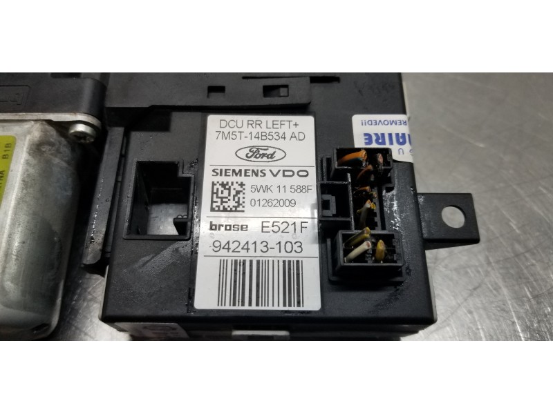 Recambio de motor elevalunas trasero izquierdo para ford kuga (cbv) titanium referencia OEM IAM 1767046 7M5T14B534AD 7M5T14D218Y Recambio de motor elevalunas trasero izquierdo para ford kuga (cbv) titanium referencia OEM IAM 1767046 7M5T14B534AD 7M5T14D218Y