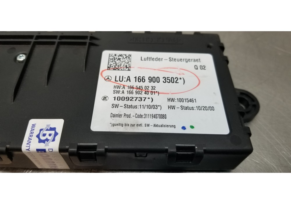 Recambio de modulo electronico para mercedes clase m (w166) ml 350 bluetec (166.004) referencia OEM IAM A1669003502  