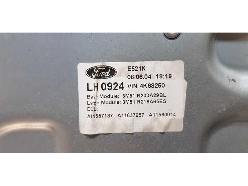 Recambio de elevalunas delantero izquierdo para ford focus c-max (cap) trend (d) referencia OEM IAM 3M51R203A29BL   Recambio de elevalunas delantero izquierdo para ford focus c-max (cap) trend (d) referencia OEM IAM 3M51R203A29BL