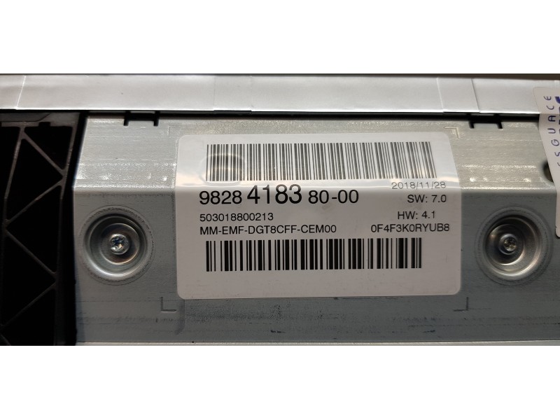 Recambio de pantalla multifuncion para peugeot 3008 active referencia OEM IAM 9828418380   Recambio de pantalla multifuncion para peugeot 3008 active referencia OEM IAM 9828418380