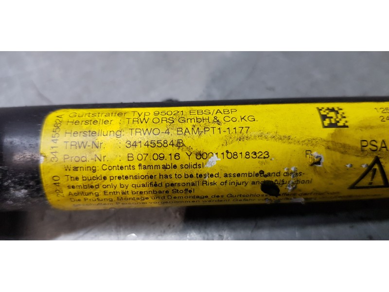 Recambio de kit airbag para peugeot 5008 allure referencia OEM IAM 9675181780  