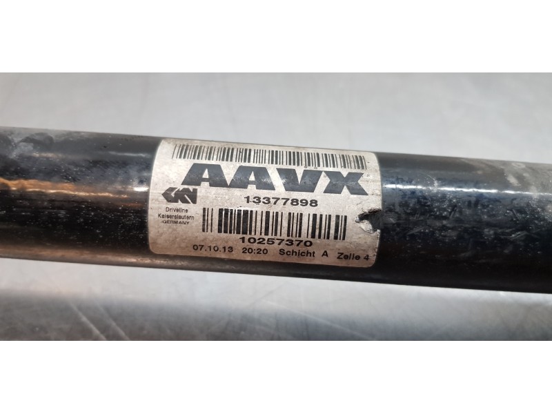 Recambio de transmision delantera derecha para opel zafira tourer edition referencia OEM IAM 13377898   Recambio de transmision delantera derecha para opel zafira tourer edition referencia OEM IAM 13377898